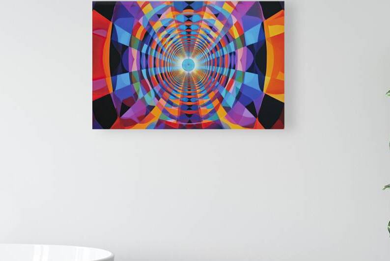 Chromatic Vortex Journey H92N5Z 64 by Abstract Rebellion