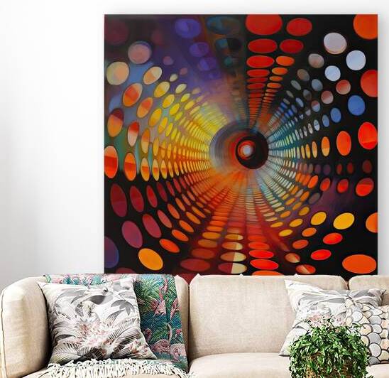 Chromatic Vortex Journey H9P4N2 64 by Abstract Rebellion