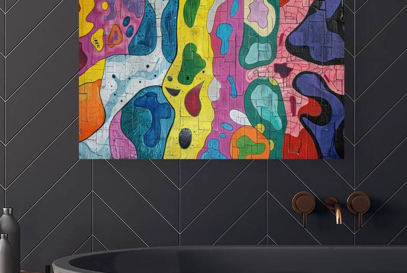 Chromatic Wall VZ92N5 47 by Abstract Rebellion