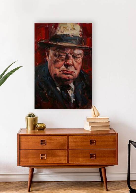 Churchill Contemplation A7H2N9 48 by Abstract Rebellion