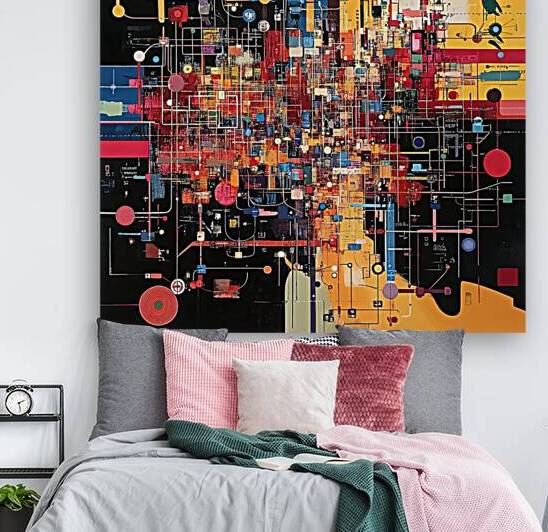 Circuitry of Color 7P9H2N 55 by Abstract Rebellion