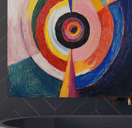 Circular Chromatic Study 2P9H7N 52 Reproduction