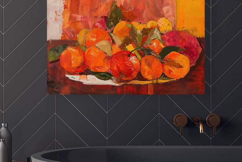 Citrus Glow Still Life H92N5Z 50 by Abstract Rebellion