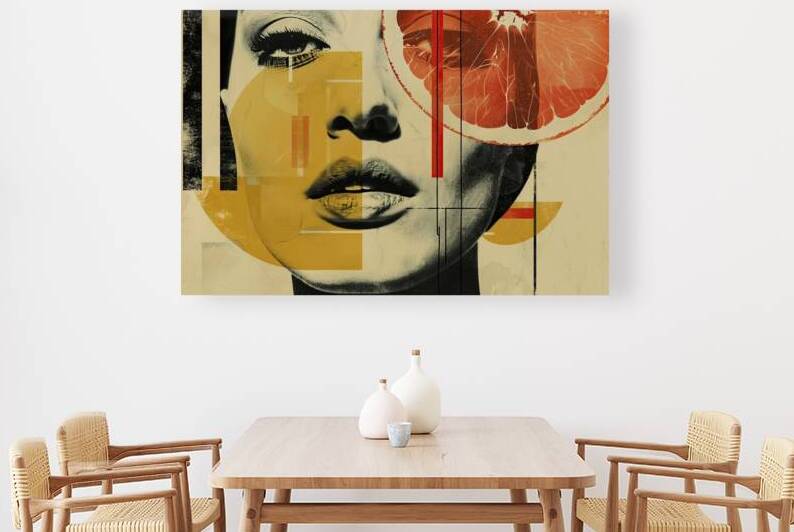 Citrus Gaze Abstract H92N5Z 58 by Abstract Rebellion