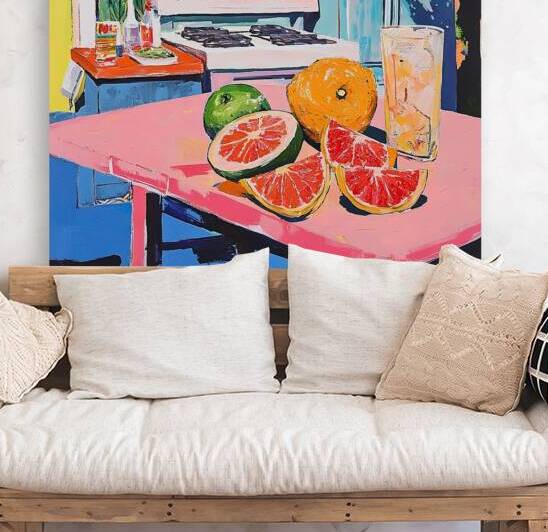 Citrus Kitchen Still Life 2H9P3Z 50 by Abstract Rebellion