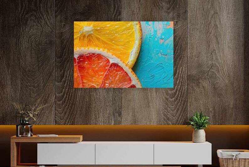 Citrus Slices Vivid Hue 79B2N 47 by Abstract Rebellion