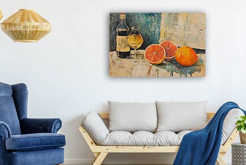 Citrus Wine Still Life H92N5Z 49 by Abstract Rebellion
