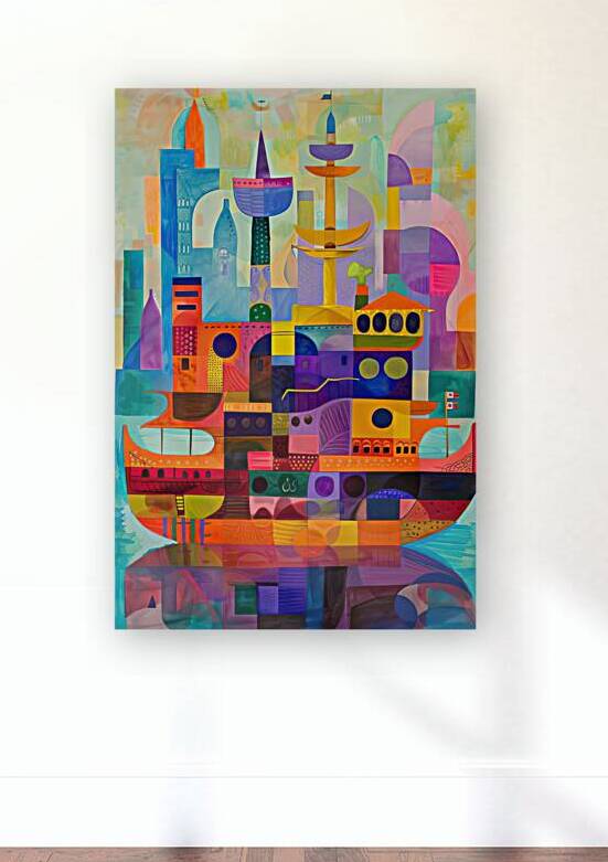 Cityscape Vessel 7H29NP 45 by Abstract Rebellion