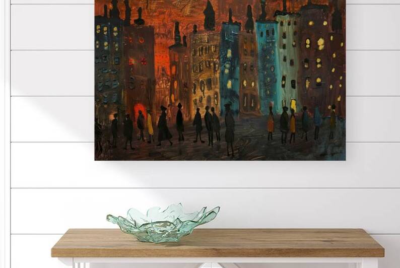 City At Dusk 2P3H9N 47 by Abstract Rebellion