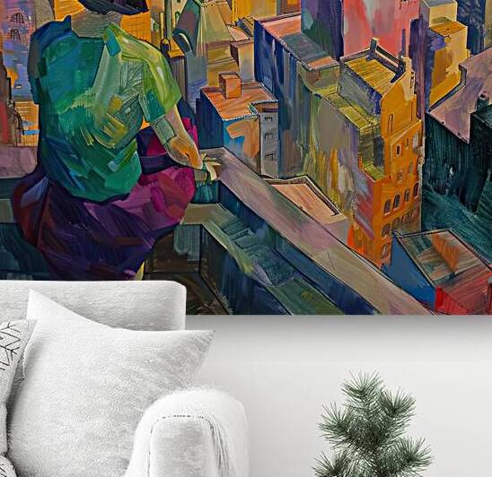City Contemplation J9H2N3 55 by Abstract Rebellion