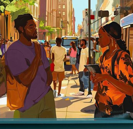 City Conversation 7H9P2Z 50 by Abstract Rebellion