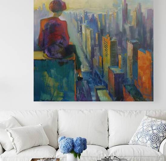 City Contemplation H92N3Z 60 by Abstract Rebellion