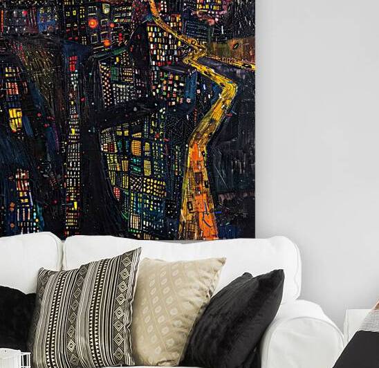 City Lights Glimmer 2H9N3Z 63 by Abstract Rebellion