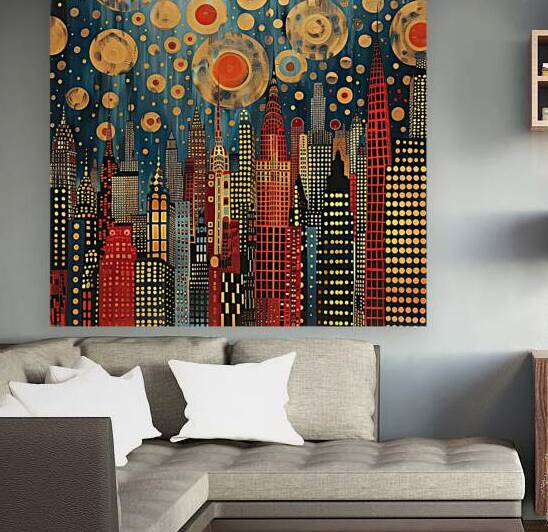 City of Golden Rings 7P3H2N 60 by Abstract Rebellion