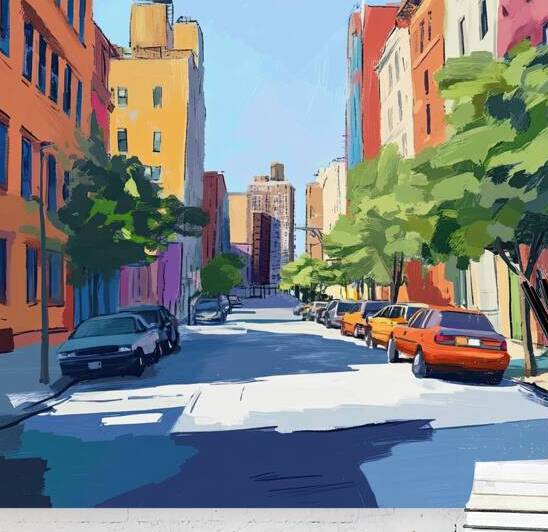 City Summer Light 92DH3B 55 by Abstract Rebellion