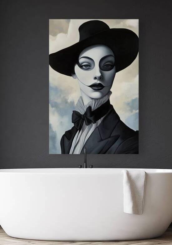 Clouded Reverie Portrait H3N9B2 58 by Abstract Rebellion