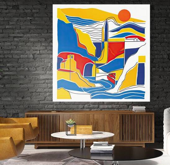Coastal Abstraction 78HNPZ 60 by Abstract Rebellion
