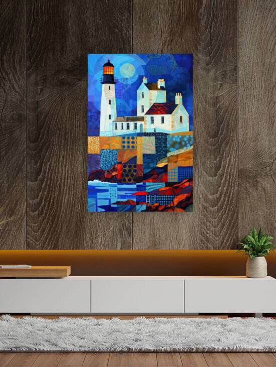 Coastal Beacon Night H92D3N 63 by Abstract Rebellion