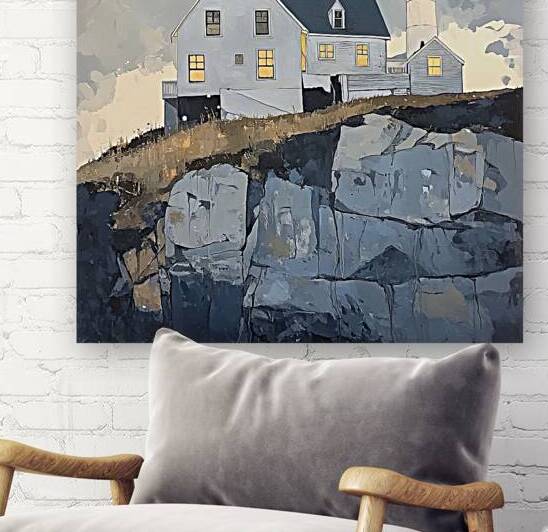 Coastal Beacon At Dusk 5H2N9Z 57 by Abstract Rebellion