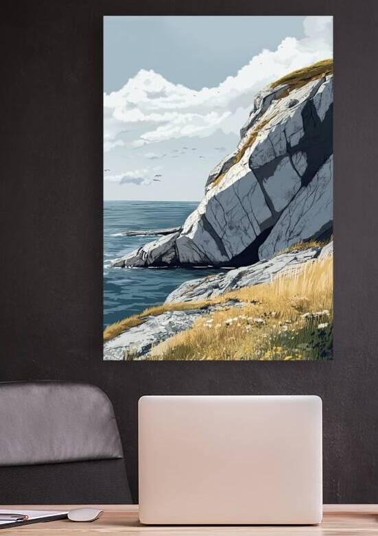 Coastal Cliff Vista H2N9P4 55 by Abstract Rebellion