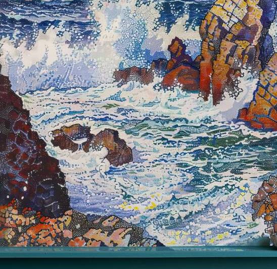 Coastal Crash Waves H2N9P4 65 by Abstract Rebellion
