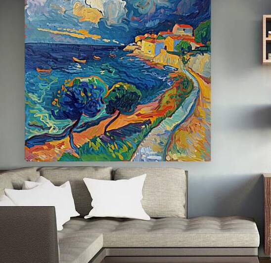 Coastal Harmony At Dusk 9P3N2H 53 by Abstract Rebellion