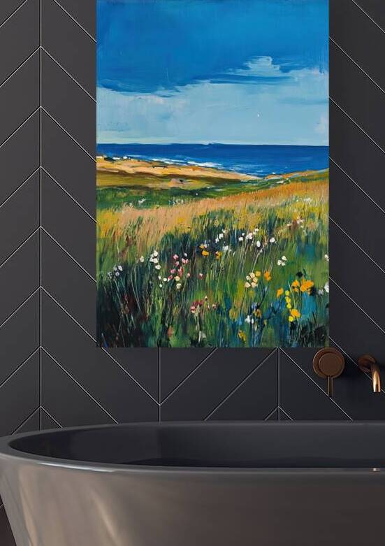 Coastal Meadow Bloom Y59H7N 60 by Abstract Rebellion