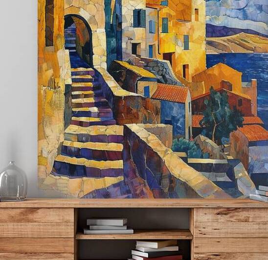 Coastal Steps 7892H 45 by Abstract Rebellion