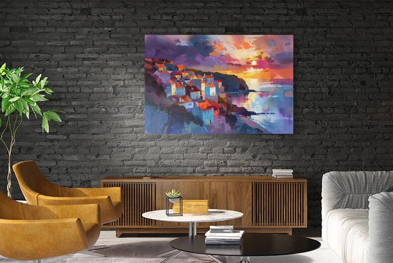 Coastal Sunset Glow H2N9P4 55 by Abstract Rebellion