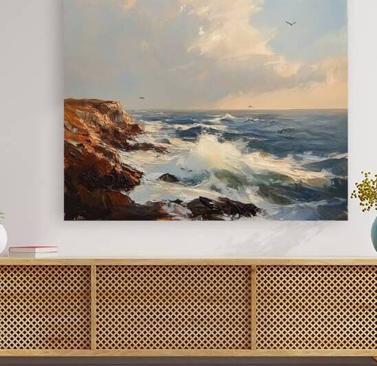 Coastal Symphony At Dusk H2N9P2 50 by Abstract Rebellion