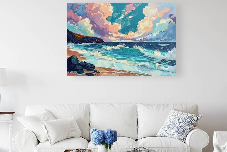 Coastal Symphony At Dawn J39B2N 51 by Abstract Rebellion