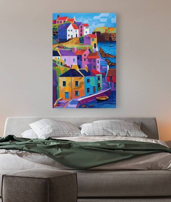 Coastal Village Charm H92N3Z 58 by Abstract Rebellion