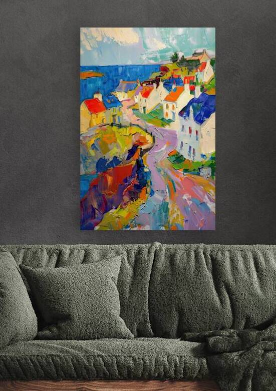 Coastal Village Vibrance 92HJ8 55 by Abstract Rebellion