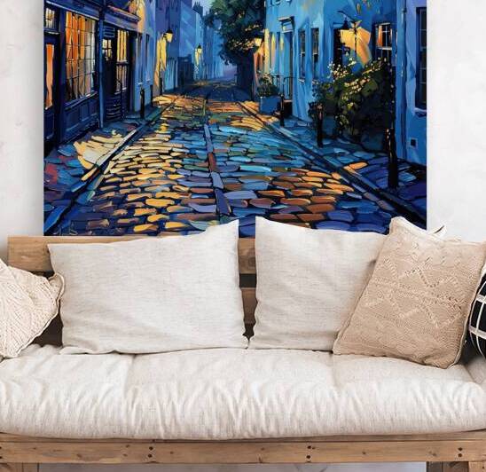 Cobbled Lane Twilight 9H4N2Z 55 by Abstract Rebellion