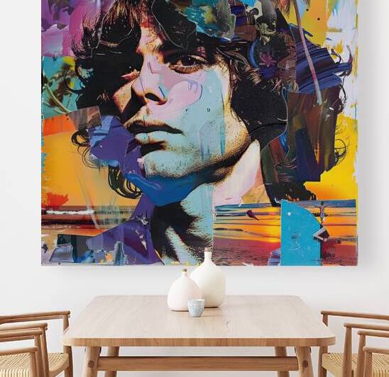 Collage Portrait 7H29PZ 50 by Abstract Rebellion
