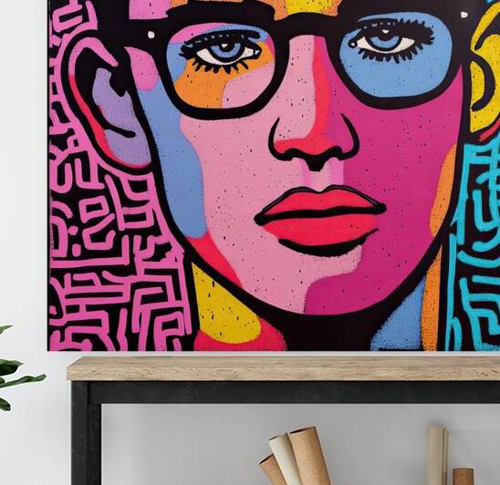 Colorful Portrait K29H7N 58 by Abstract Rebellion
