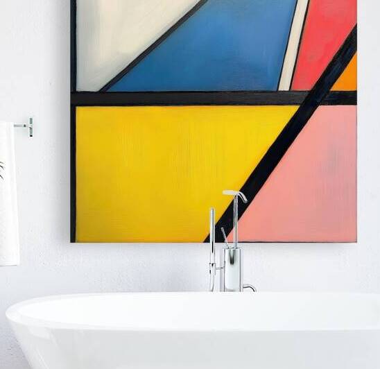 Color Block Study 29HBNZ 46 by Abstract Rebellion