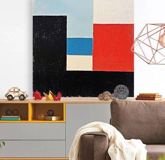 Color Block Study 7H3N2P 48 by Abstract Rebellion