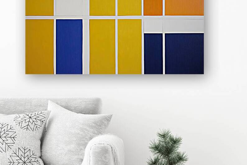 Color Block Study H2N9P4 47 Reproduction
