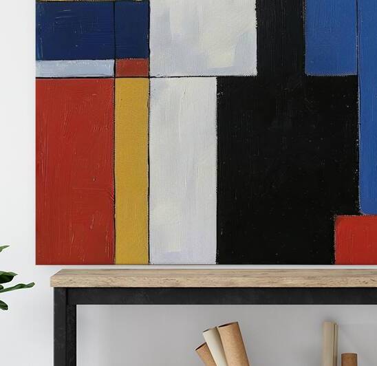 Color Block Study H2N9P2 48 by Abstract Rebellion