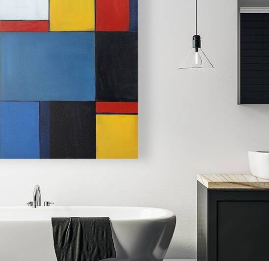Color Block Study H2N9P2 50 by Abstract Rebellion