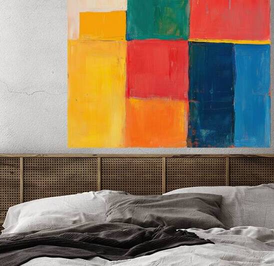 Color Block Study H2N9P2 52 by Abstract Rebellion