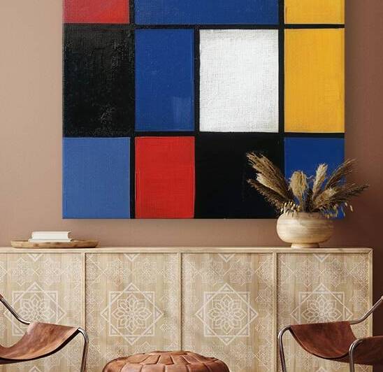 Color Block Study H29J5Z 55 by Abstract Rebellion