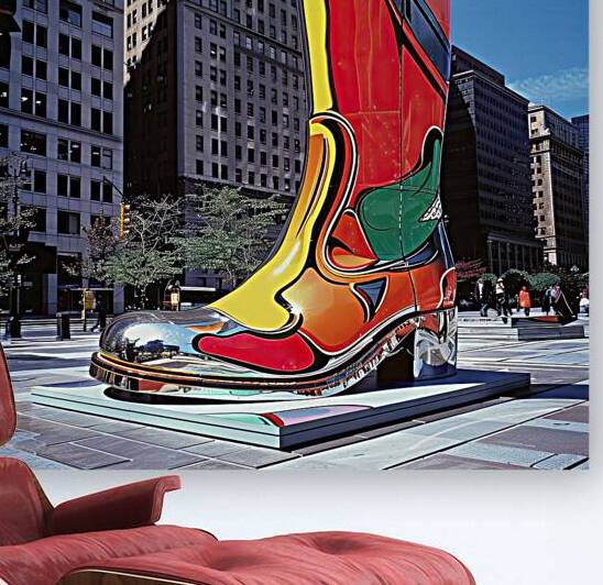 Colossal Boot Sculpture 7H29P4 48 by Abstract Rebellion