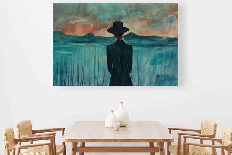 Contemplation by the Lake 7H29PZ 45 by Abstract Rebellion