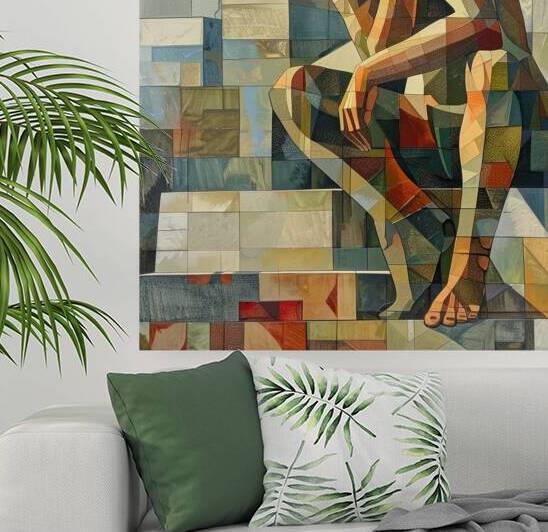 Contemplation Mosaic 2P3H9N 65 by Abstract Rebellion