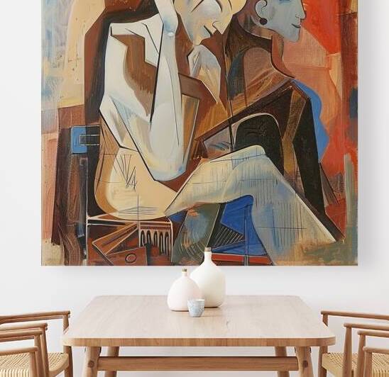 Contemplative Couple N92H5P 45 by Abstract Rebellion