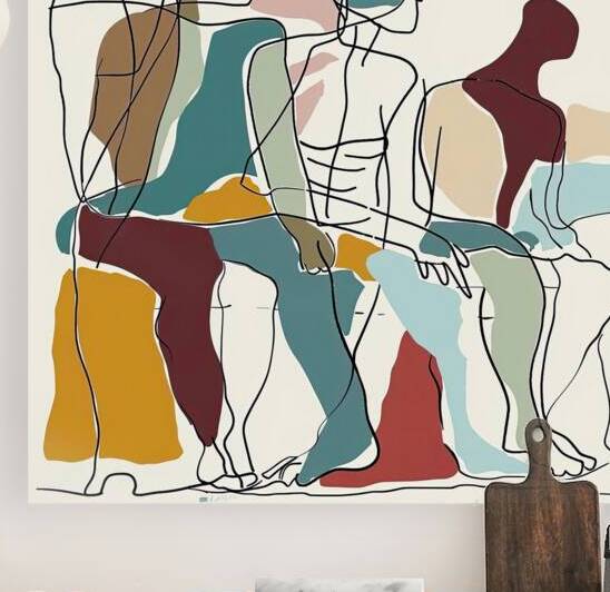 Contemplative Figures Y7H92N 55 by Abstract Rebellion