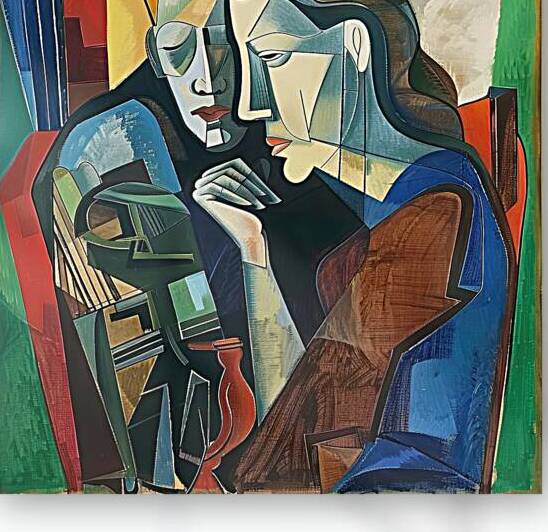 Contemplative Figures H92N3Z 58 by Abstract Rebellion