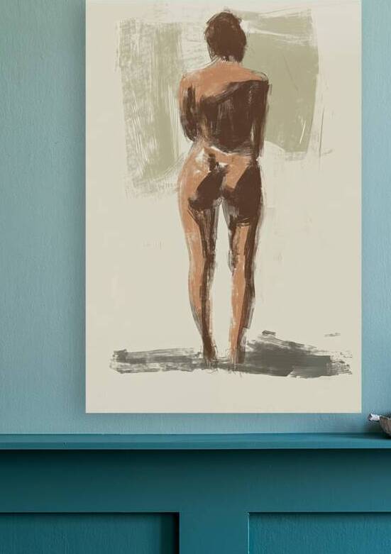 Contemplative Figure 92HNPZ 58 by Abstract Rebellion